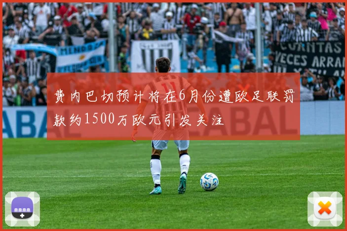 费内巴切预计将在6月份遭欧足联罚款约1500万欧元引发关注